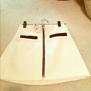 White skirt
